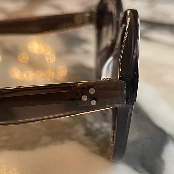 Celine black round black transparent sunglasses - Picture 10 of 14